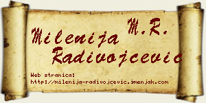 Milenija Radivojčević vizit kartica